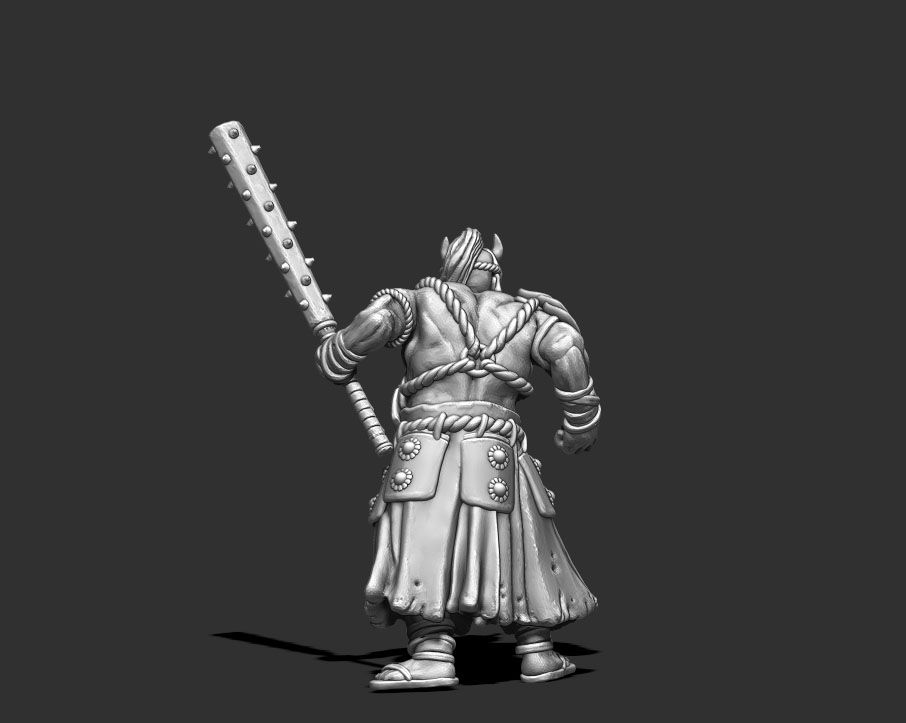 Download STL file Samurai/Ronin - 35 mm scale • 3D print template ・ Cults