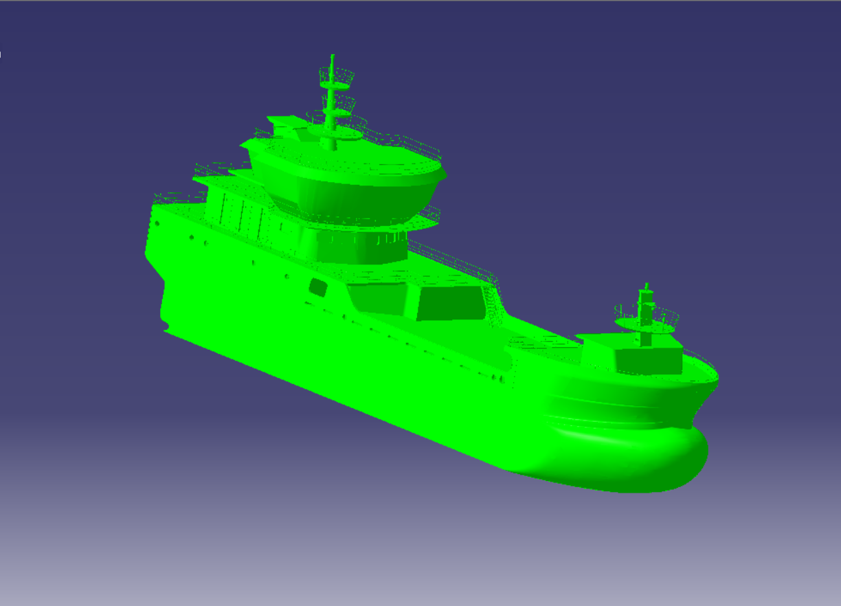 Download STL File Cargo Ship • 3D Printer Object ・ Cults