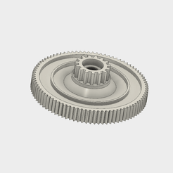 Capture d’écran 2018-05-30 à 16.25.43.png Free STL file double toothed wheel 15/86 teeth, gearing・Design to download and 3D print