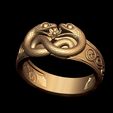 6.jpg Snake Infinity wrap ring