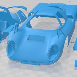 Daihatsu-P5-1968-Partes-1.jpg 3D file Daihatsu P5 1968 Printable Car・3D printer model to download