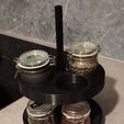 IMG20251226211506.jpg Revolving spices stand for Ikea Korken jars