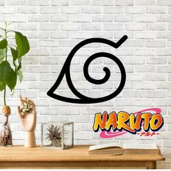 Captura-de-pantalla-2023-09-19-193432.jpg STL file konoha symbol decoration・3D printable model to download