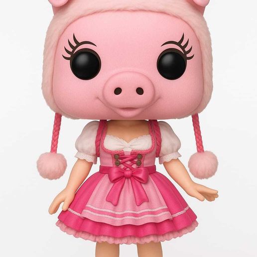 🐖 Funko Pop Villanelle pig costume Killing Eve・Archivo STL
