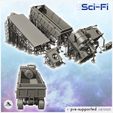 4.jpg Futuristic truck with armored cab (trailer version) (24) - Future Sci-Fi SF Post apocalyptic Tabletop Scifi Wargaming Planetary exploration RPG Terrain