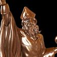 r01.jpg Wizard statue 3D print model