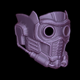 blender_JsuCwUL9iz.png Starlord Peter Quill helmet, headeard for  cosplay, prop for 3d printing