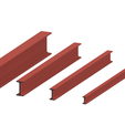 i-Beams-1.png Modellierung von I-Trägern für die 3D-Konstruktion von Rohbauten