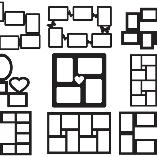 2020-04-29-2.png Vectors Laser Cutting - 80 Frames With Frames Assorted