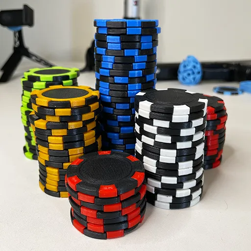 3D Printed Poker Chips