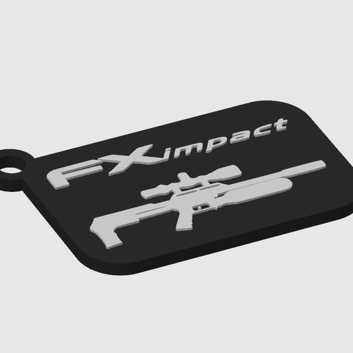 STEP file FX Impact keychain 🗝️ ・Model to download and 3D print・Cults