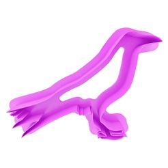 Cookie-Cutter-CCSP30_0001.jpg Fichier STL Découpeur de biscuits en forme d'oiseau CCSP30・Design pour impression 3D à télécharger