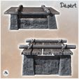 4.jpg Egyptian Shelter with Hieroglyphic Inscriptions and Wooden Roof (44) - Medieval Gothic Feudal Old Archaic Saga 28mm 15mm RPG