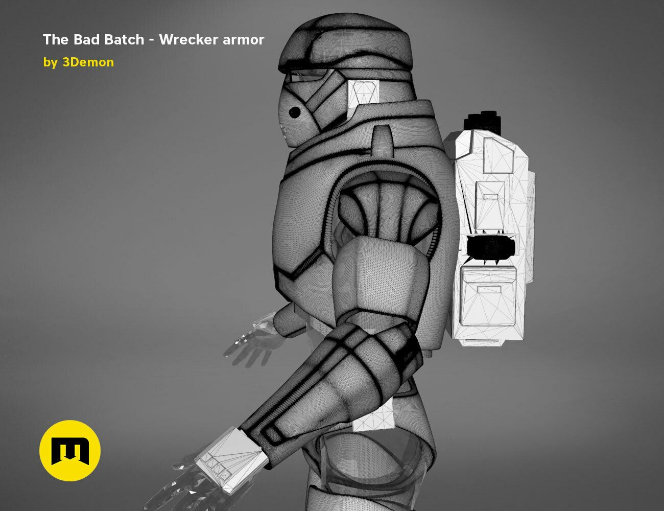 Bad_Batch_Wrecker-render_mesh.120.jpg Fichier 3D L'armure du démolisseur de mauvais lot・Design imprimable en 3D à télécharger, 3D-mon