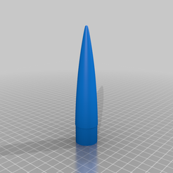 Estes_PNC-50YR_Nose_Cone.png Free STL file Estes PNC-50YR Nose Cone・3D printer design to download