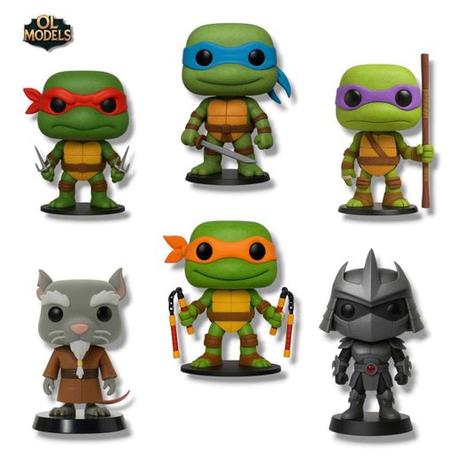 🥷 Ninja Turtles Chibi Figure 6 3D Models・ STL File for 3D printing・Cults