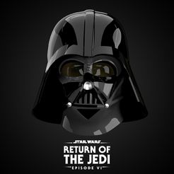 1.jpg STL file DARTH VADER | Return of The Jedi | ROTJ | Helmet | Episode VI・3D printing model to download