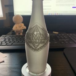 IMG_9824.jpg 3D file Bouteille / Bottle Beer Orval Lithophanie・3D printer design to download