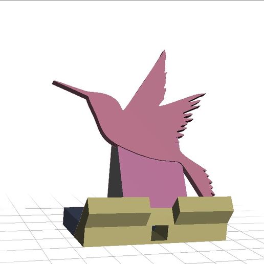 Colibri 2 Cell Phone Holder 3D model