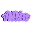 Ailin.stl 60 porte-clés avec nom