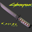 render04.png Kaiken Knife Cyberpunk 2077 3d PrintModel STL