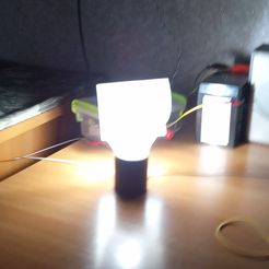 IMG_20230121_184423.jpg OBJ file Lamp holder for LED lamp G4 12V・3D printing design to download