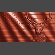 0-US-Wavy-Flag-Hunter-©.jpg USA Wavy Flag - Hunter - CNC Files For Wood, 3D STL Model