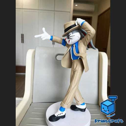 MJ Bunny _ BUGS BUNNY X MICHAEL JACKSON (MULTIPARTS/3MF/NoAMS ...