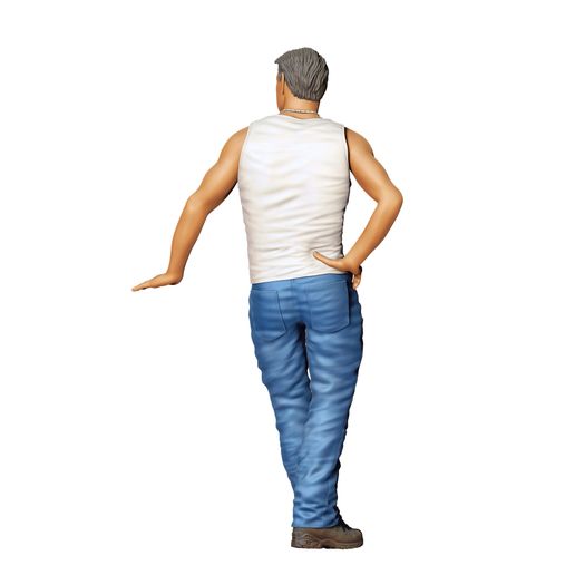 6Man0069.jpg N6 un homme appuyé sur une voiture