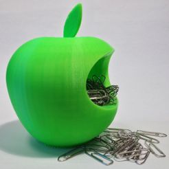 photo13_display_large.jpg Free STL file Apple logo - jellybean container ? :)・3D printer model to download