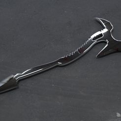 Mandy Axe.jpg STL-Datei The beast axe from Mandy movie・Design für den 3D-Druck zum Herunterladen