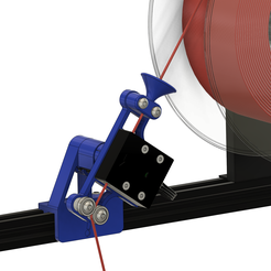 2.png Fichier 3MF Support pivotant pour capteur de faux-rond de filament Universel, CR-10, Ender 3・Plan pour impression 3D à télécharger