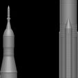 20.jpg Artemis 1 The Space Launch System (SLS): NASA’s Moon Rocket take off (lamp) and pedestal File STL-OBJ for 3D Printer