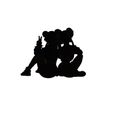 back.jpg Two Street Fighter Girls Dynamic Combat Pose Detailed Figurine
