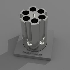 gun-pen-golder.jpg STL-Datei STIFTHALTER・3D-druckbare Vorlage zum herunterladen