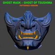 01.jpg Ghost Of Tsushima - Ghost Mask Patterned - High Quality Details