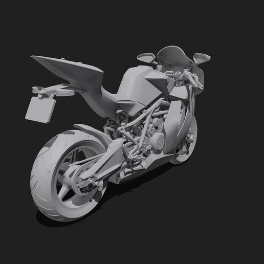 ⚽ KTM 1190 RC8 R Full Bike Model・ STL File for 3D printing・Cults