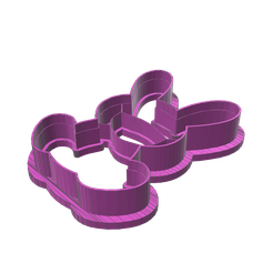 LRRQ19.png EASTER RABBIT BANNY COVID-19 COOKIE CUTTER
