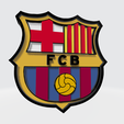 6.png FC Barcelona 3D Logo 3D model
