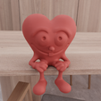 untitled5.png 3D Heart Shape Man for Valentine Gift with Stl File & Valentine Heart, Heart Art, Heart Gift, 3D Printed Decor, Heart Decor, Cute Gift