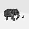 elephant-3d-cad-file-pic-010.png Elefant 3D-Druck Modell Datei-2