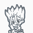 AADSD.png STL file ZENKU - COOKIE CUTTER - DR STONE / DOCTOR STONE・3D printable model to download
