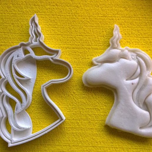 unicorn cookie cutter fondant