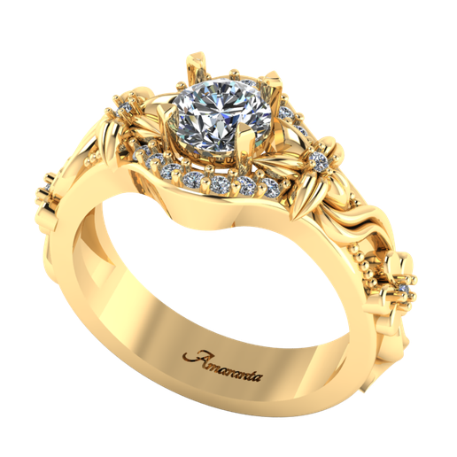 Flower Ring - Flower Ring 3D model