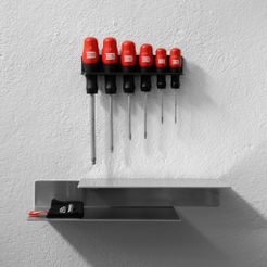 IN007_bestückt_Quadratisch.jpg Free 3D file Wall Mount for I Series I IN007・3D printer design to download