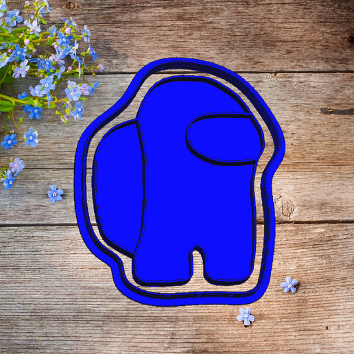 cookie cutter among us - 3D model önizlemesi