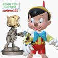 The-first-Step-of-Pinocchio-and-Jiminy-Cricket-1200x1200.jpg The first Step of Pinocchio and Jiminy - fan art printable model
