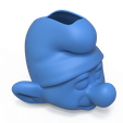 Smurf_Preview.102.png Smurfs Sculpted Pencil Holder 3D Printable