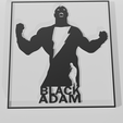 fn37ys.png Black Adam The Rock Decor - Keychain Onecolor