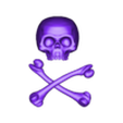 pirate skull.stl calavera pirata
